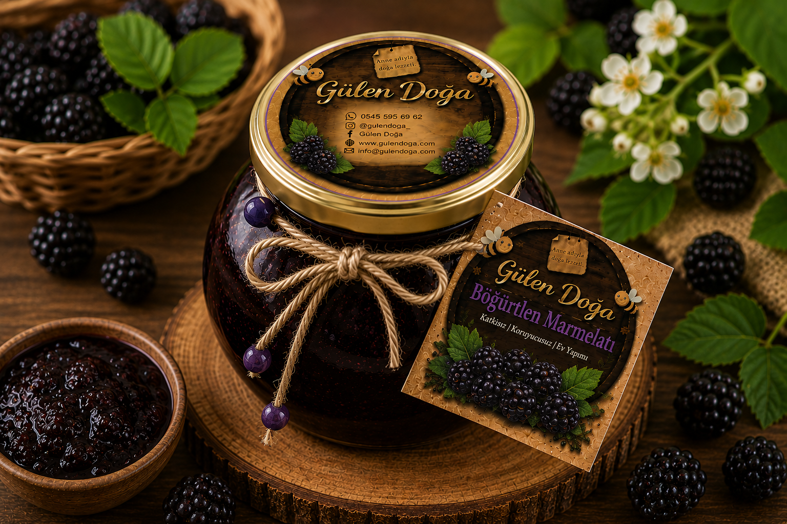Böğürtlen Marmelatı 370 CC - 450 GR 