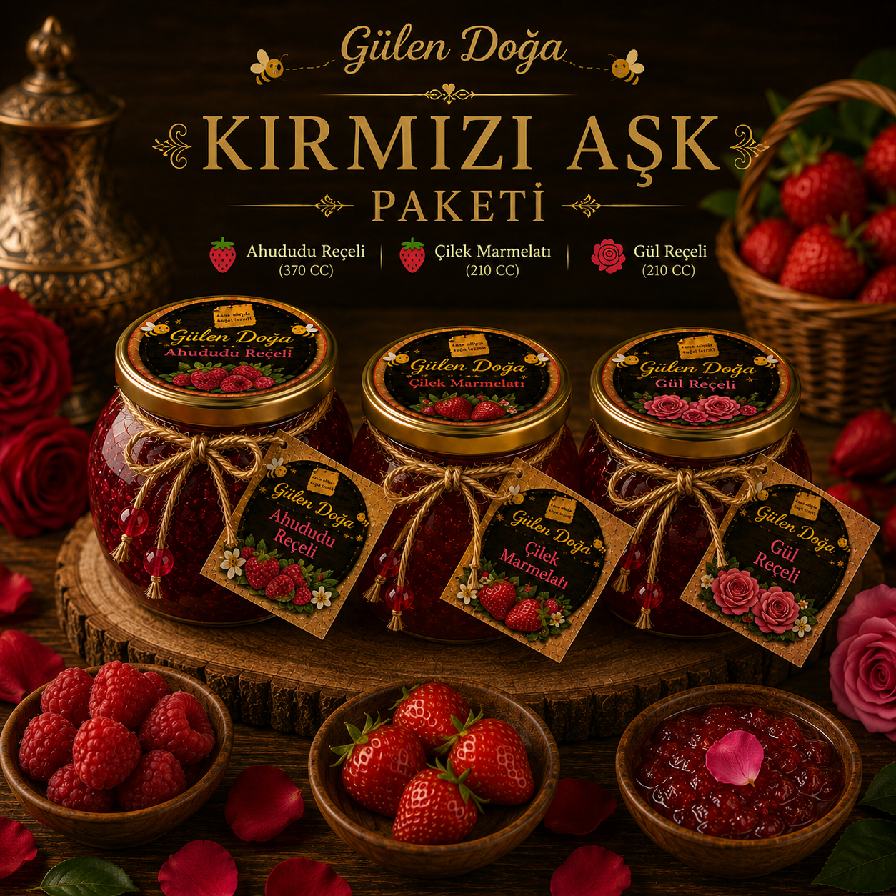 Kırmızı Aşk Paketi 
